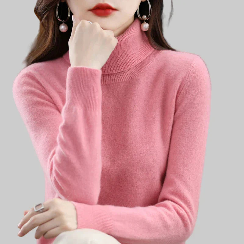 Amara | Suéter de Cuello Alto de Cachemira